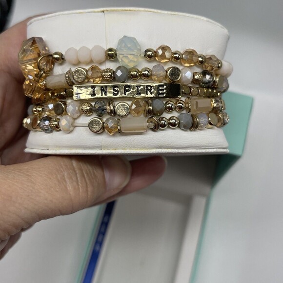 Lovita INSPIRE 5 Piece Stretch Bracelet Set New - Picture 4 of 7
